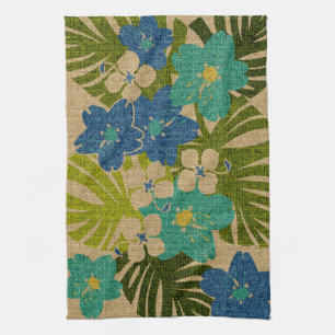 Limahuli Garden Hawaiian Floral Kitchen Towel