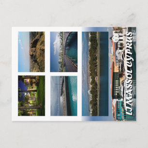 Limassol cyprus postcard city urban night modern p