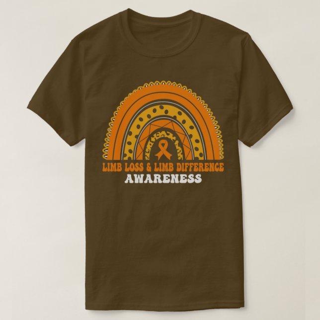 LIMB LOSS  LIMB DIFFERENCE Awareness  T-Shirt (Design Front)