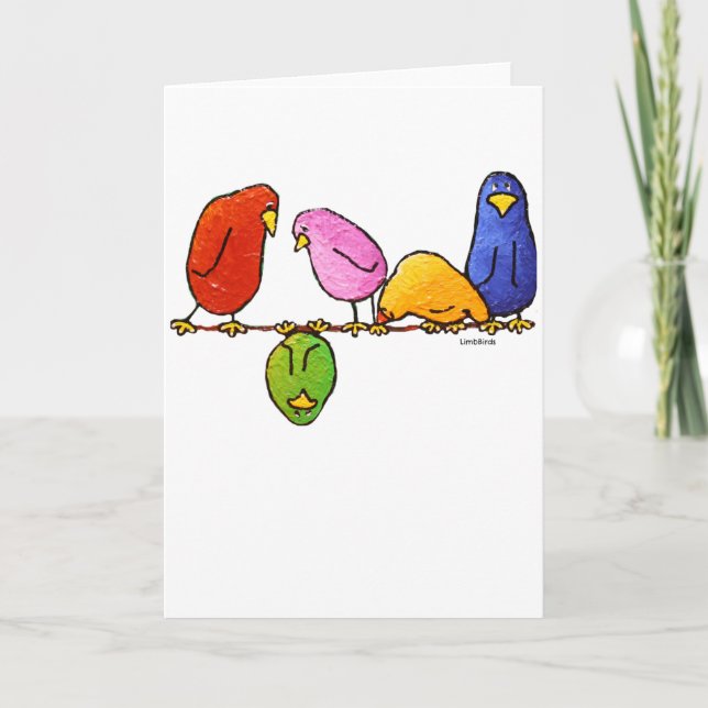 LimbBirds Greeting Card (Front)