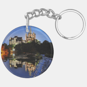 Limburg Dom zur blauen Stunde Keychain