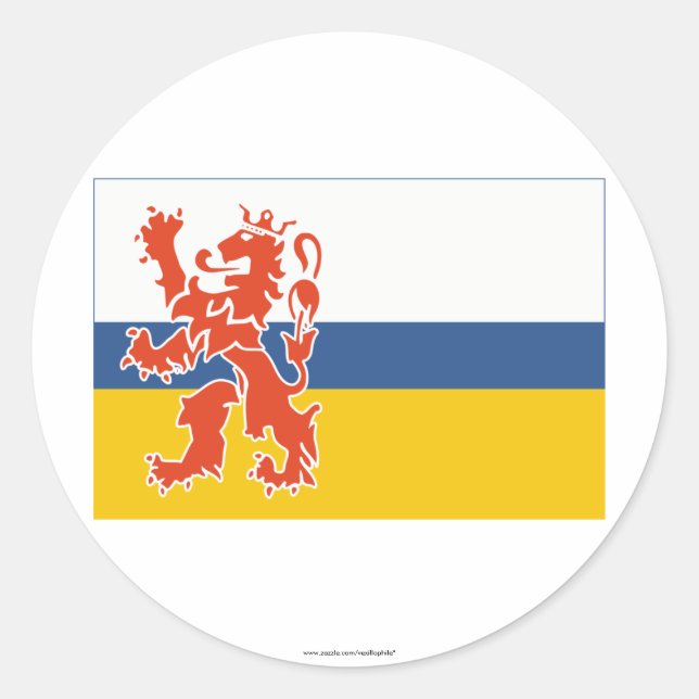 Limburg Flag Classic Round Sticker (Front)