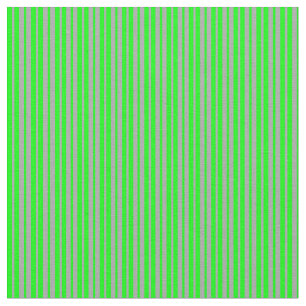 Lime and Dark Grey Coloured Lines/Stripes Pattern Fabric