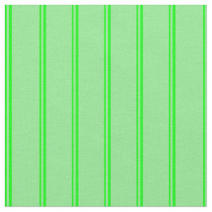 Lime and Light Green Lines Pattern Fabric