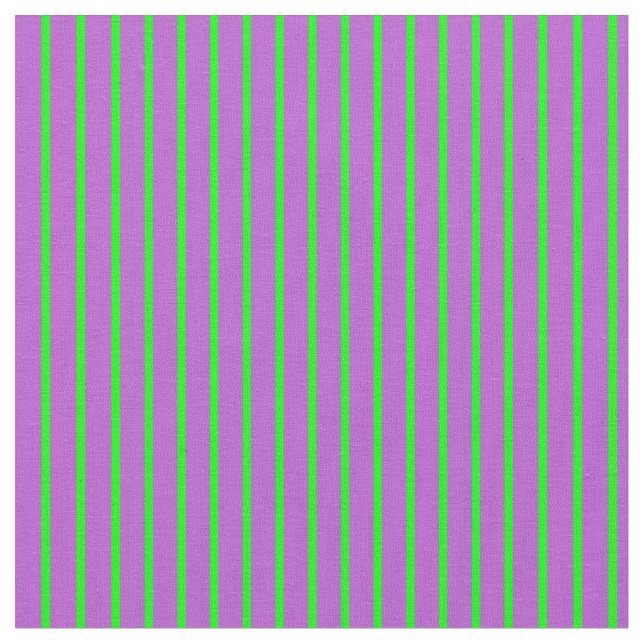 Lime and Orchid Striped/Lined Pattern Fabric (Close Up)