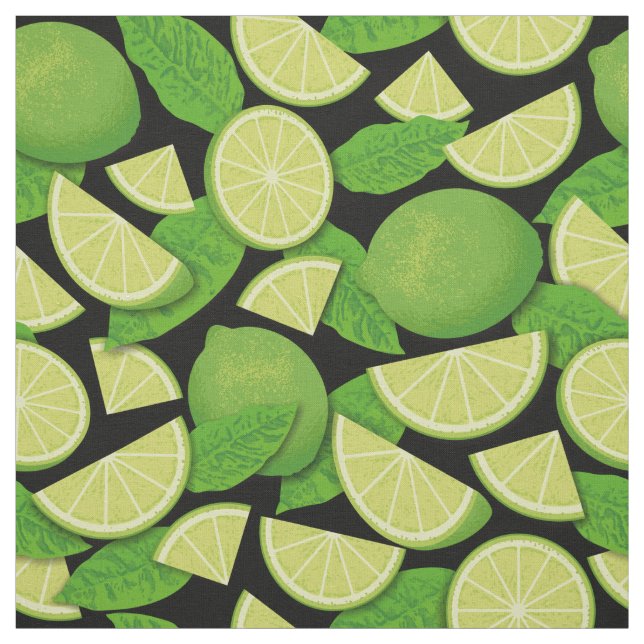 Lime Background Fabric (Swatch)