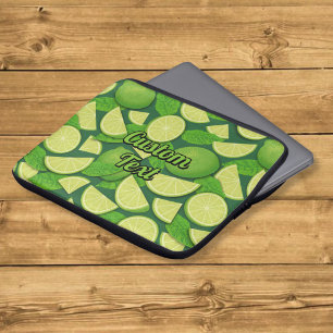 Lime Background Laptop Sleeve