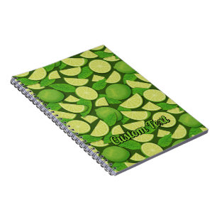 Lime Background Notebook