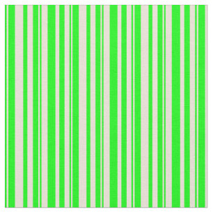 Lime & Bisque Coloured Lines Fabric