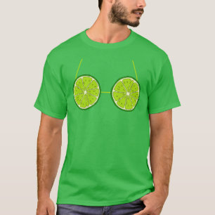 Lime Bra Matching Halloween Lime Costume Lime Bra T-Shirt
