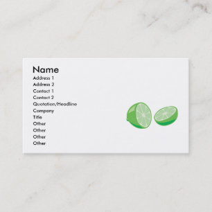 lime business card