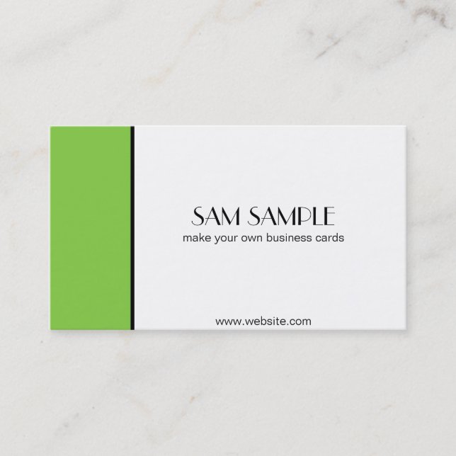 Lime Business Card (Front)