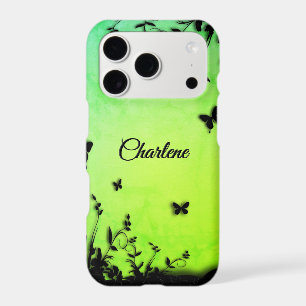 Lime Butterfly Garden Personalized