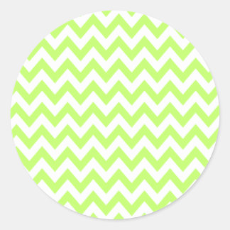 Lime Chevron Stickers