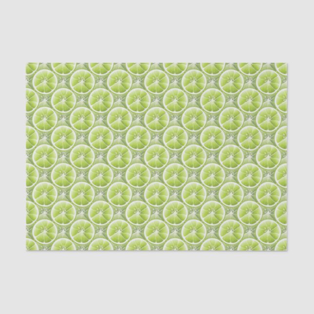 Lime Citrus Fruit Tissue Paper (Front)