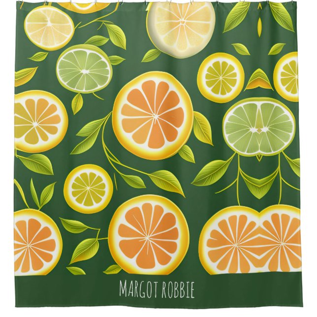 Lime Citrus Green Watercolor Pattern (Front)