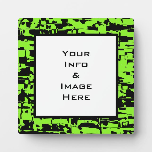 Lime Crackle Frame (Front)