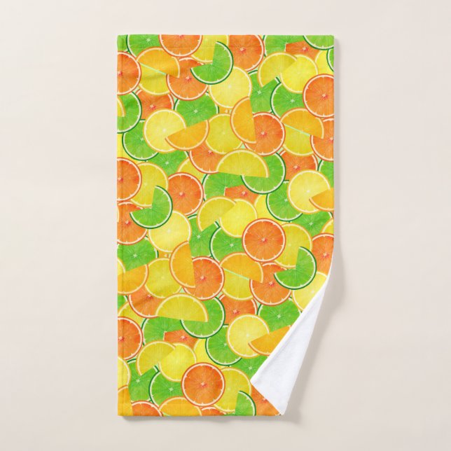 Lime de citron orange (Serviette à main)