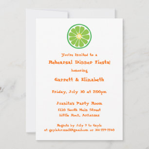 Lime Fiesta Invitation