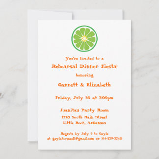Lime Fiesta Invitation