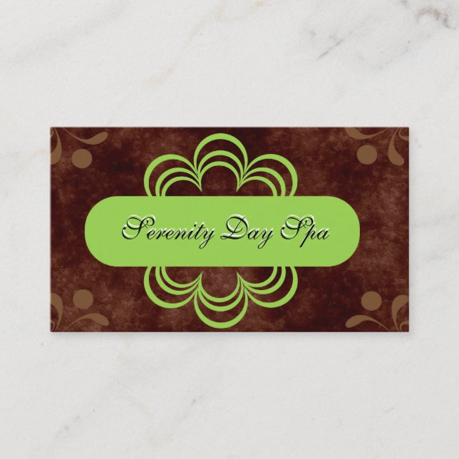Lime Flower Business Card (Front)