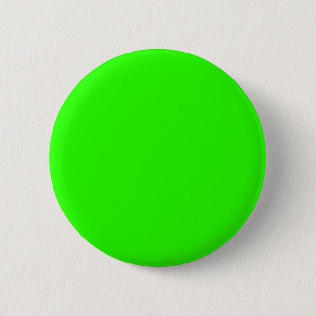 Lime Green 2 Inch Round Button (Front)