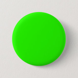 Lime Green 2 Inch Round Button