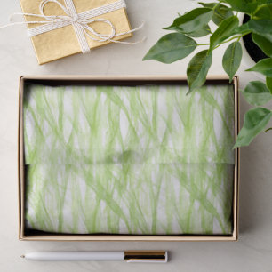 Lime Green Abstract Birthday Tissue Paper
