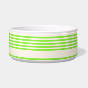 Lime green and beige five stripes pattern
