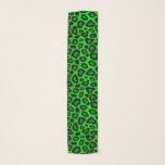 Lime Green and Black Leopard Print  Scarf<br><div class="desc">🥇AN ORIGINAL COPYRIGHT DESIGN by Donna Siegrist ONLY AVAILABLE ON ZAZZLE! Lime Green and Black Leopard Print. Available in several colours. ⭐99% of my designs in my store are done in layers. This makes it easy for you to resize and move the graphics and text around so that it will...</div>