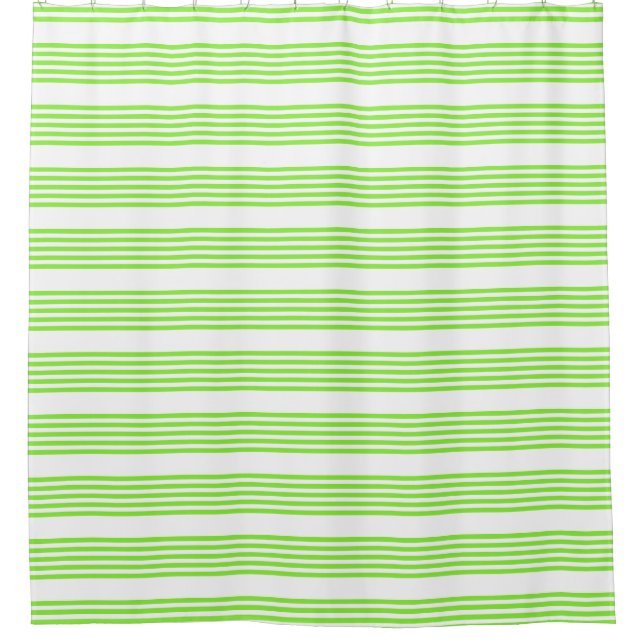 Lime green and white five stripes pattern (Front)