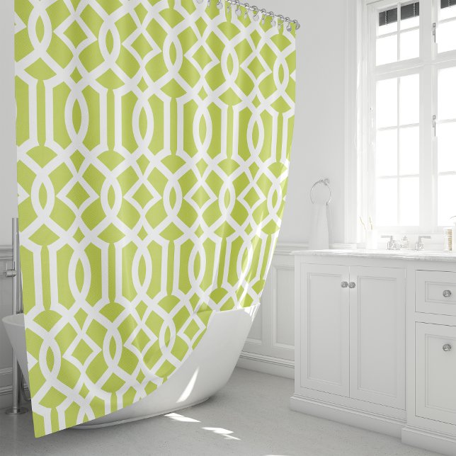 Lime Green and White Trellis (Creator Uploaded)