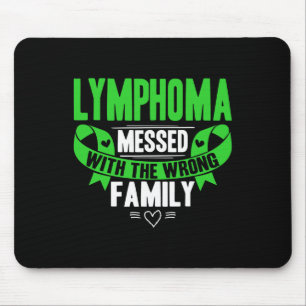 Lime Green Awareness Ribbon Blood Cancer  Mouse Pad