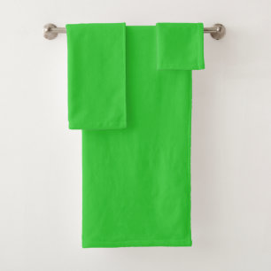 Lime Green Bath Towel Set