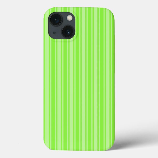Lime green candy stripes Case-Mate iPhone case (Back)
