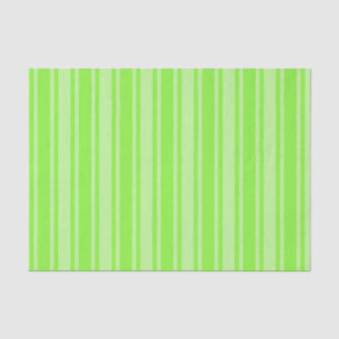 Lime green candy stripes tissue paper