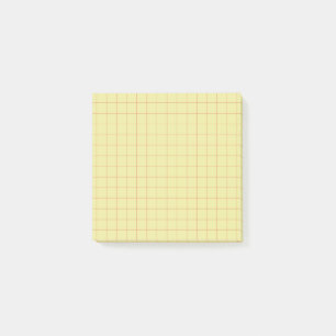 Lime Green Chequered Pattern Vibrant Grid Design Post-it Notes