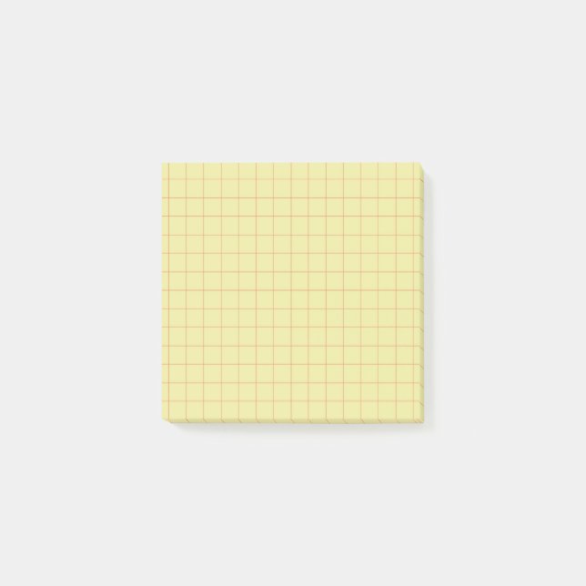Lime Green Chequered Pattern Vibrant Grid Design  Post-it Notes (Front)
