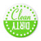Lime Green Clean and Dirty Dishwasher Magnet
