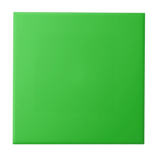 Lime Green Color Tile (Front)