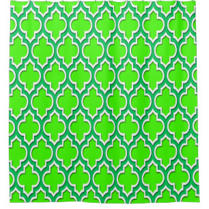 Lime Green Emerald Green White XL Moroccan #4DS