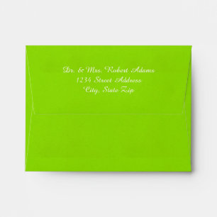 Lime Green - Envelope