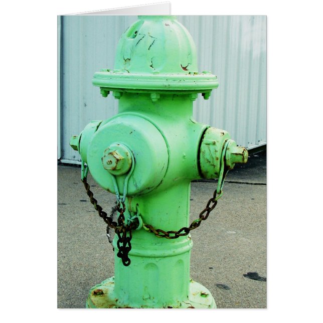 Lime Green Fire Hydrant (Front)