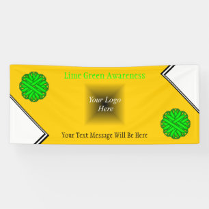 Lime Green Flower Ribbon by Kenneth Yoncich Banner