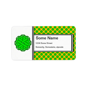 Lime Green Flower Ribbon by Kenneth Yoncich Label