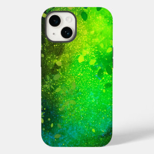 Lime Green Forest Glitter iPhone Mate Tough Case