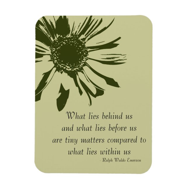 Lime Green Gerbera Flowers Magnet (Vertical)