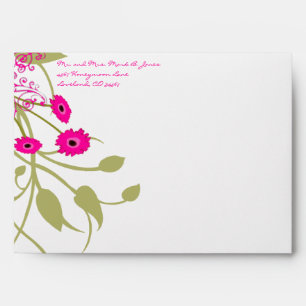 Lime Green Gerbers Mariages Enveloppes