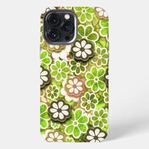 Lime Green Hippie iPhone   60s Hippie iPhone 13 Pro Max Case