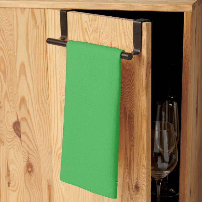 Lime Green Kitchen Towel (Thirds Fold)